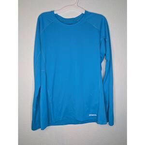 Patagonia Capilene Long Sleeve Performance Top Blue Women’s Large